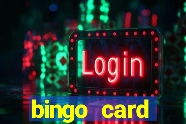 bingo card generator with pictures